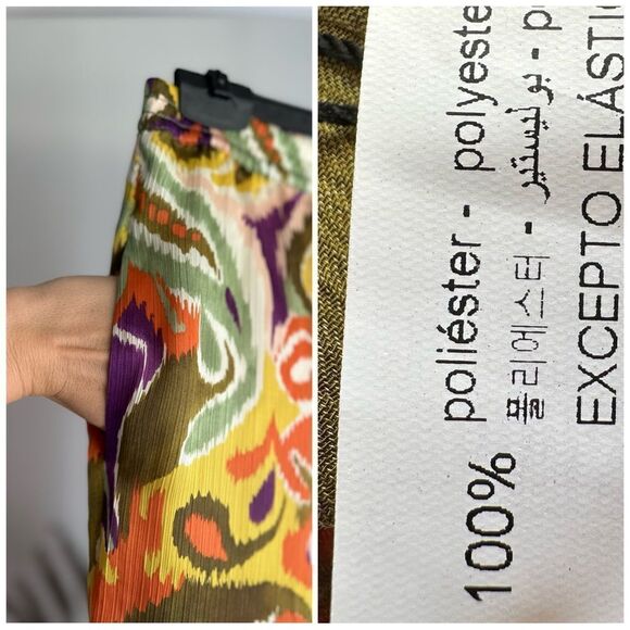Zara Printed Straight Pants New - Picture 3 of 6
